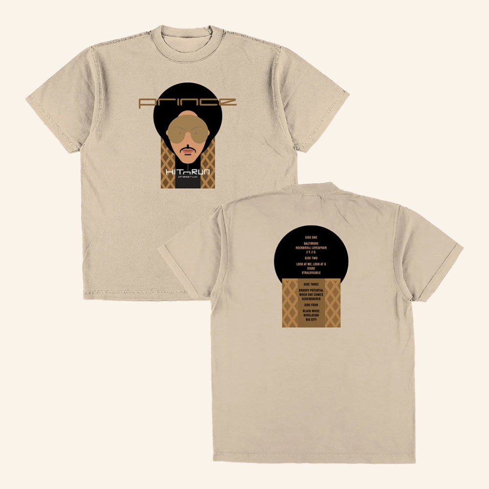Prince Merch Hit N Run Phase Two Tracklist T-Shirt Cool Gifts For Music Lovers - Roseregae