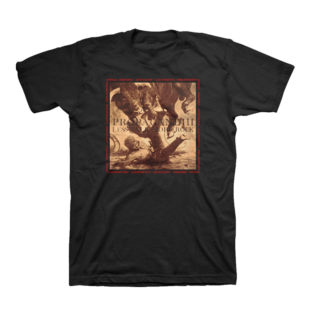 Propagandhi Merch Propagandhi Less Talk More Rock T-Shirt Gifts For Music Fans - Roseregae