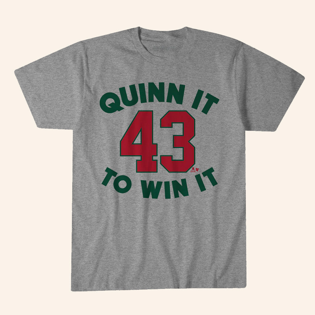 Quinn Hughes Quinn It To Win It T Shirts - Roseregae