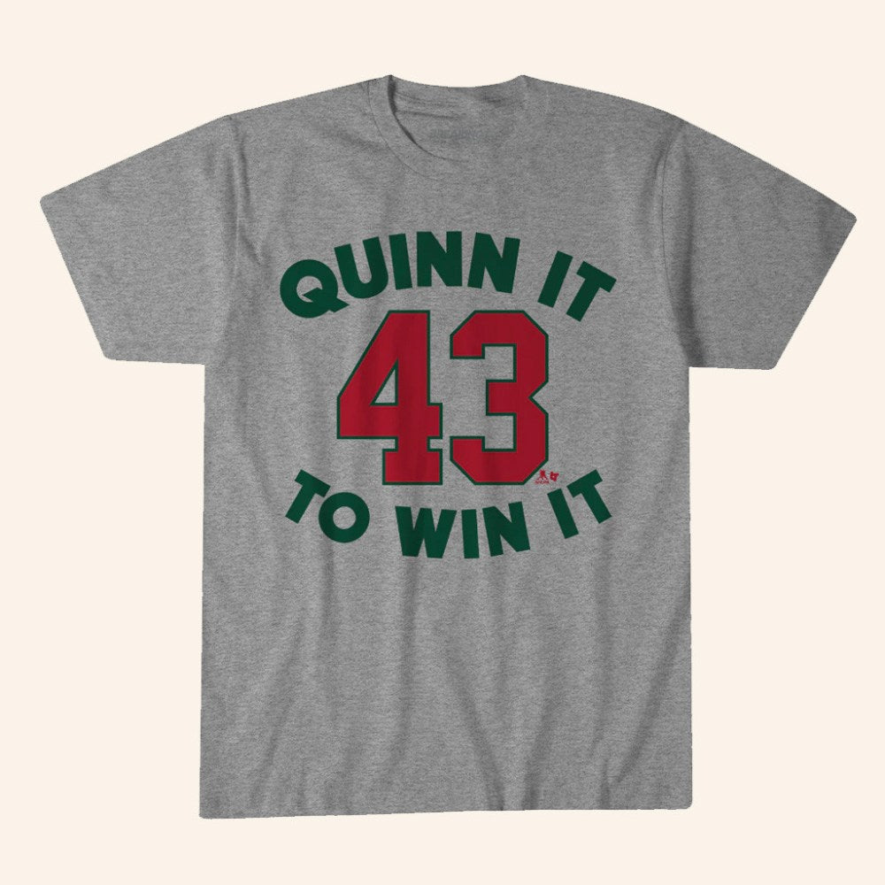 Quinn Hughes Quinn It To Win It T Shirts - Roseregae