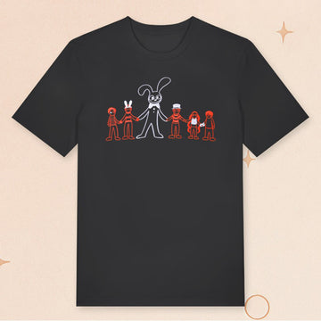 Rabbit Glows In The Dark T-Shirt Mckenna's Shirt Gifts Ideas For Her - Roseregae