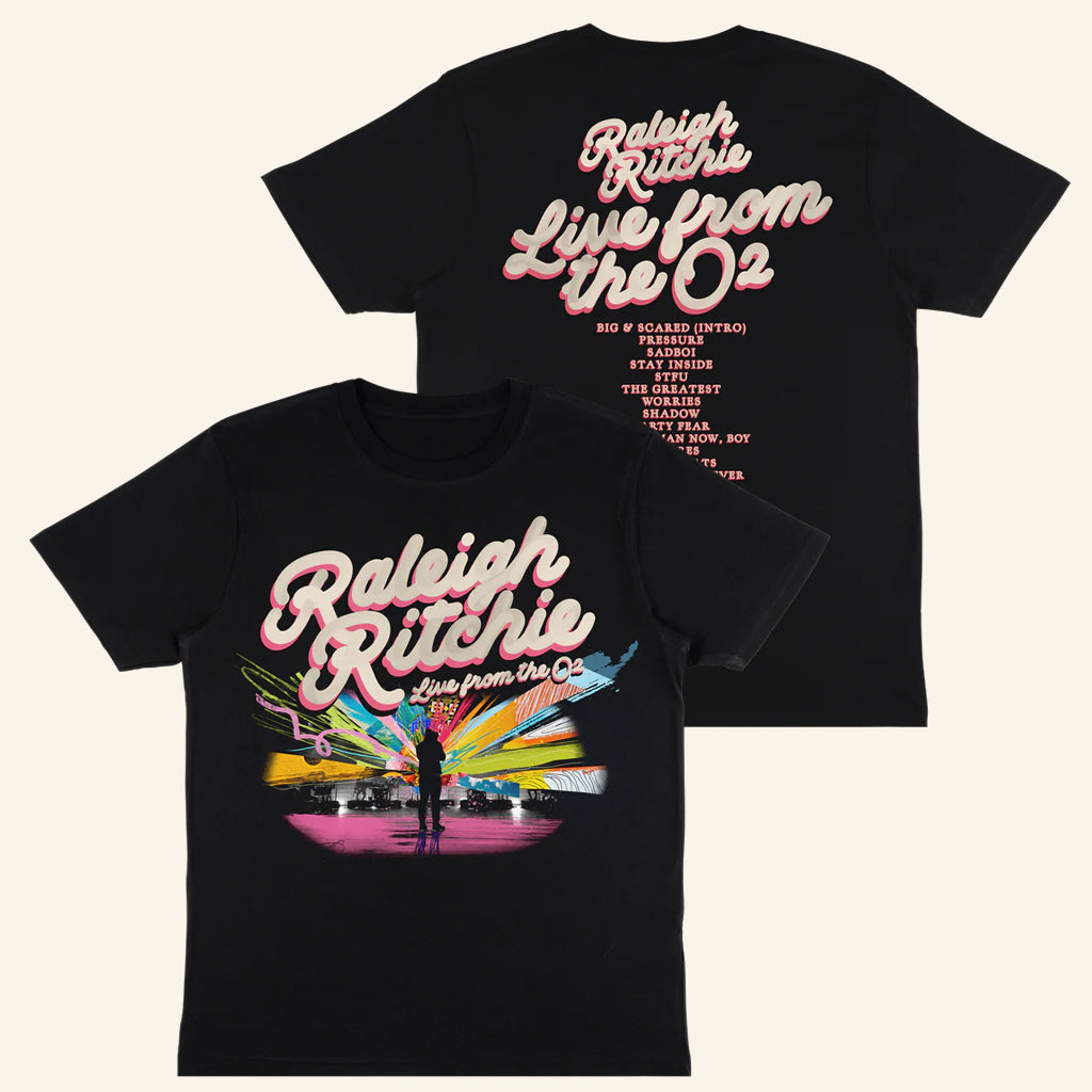 Raleigh Ritchie Merch Live From The O2 Tracklist T-Shirt Gift Ideas For Music Lovers - Roseregae