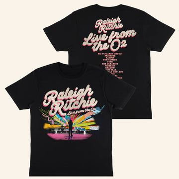 Raleigh Ritchie Merch Live From The O2 Tracklist T-Shirt Gift Ideas For Music Lovers - Roseregae