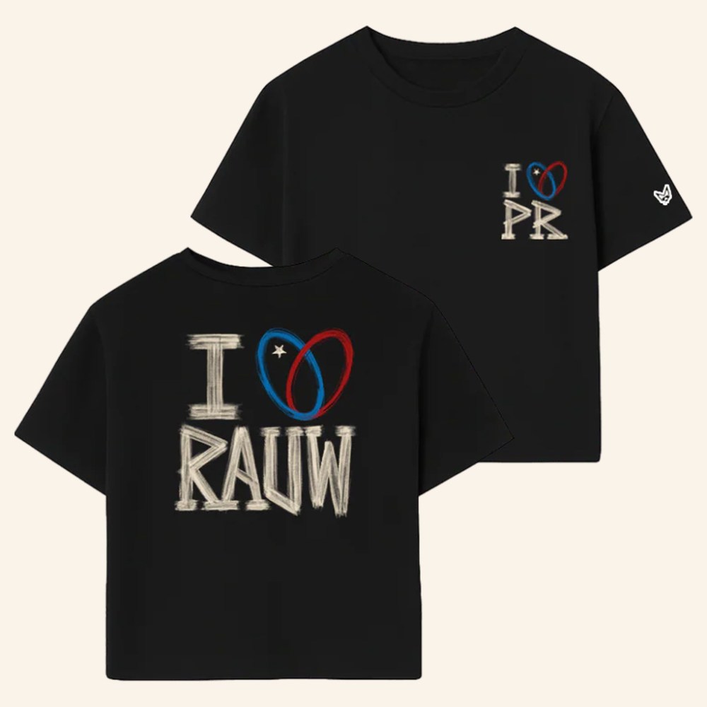 Rauw Alejandro Merch I Love Rauw T-Shirt Best Gifts For Music Lovers - Roseregae