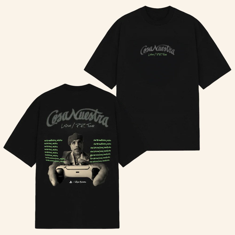 Rauw Alejandro Merch Playstation x Rauw T-Shirt Presents For Music Lovers - Roseregae