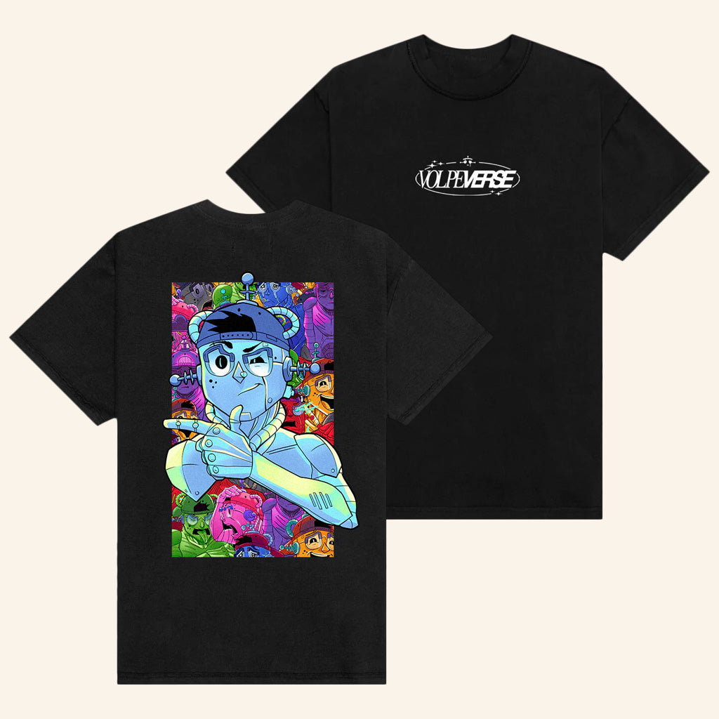 Ray Volpe Merch Volpetron Black T-Shirt Unique Gifts For Music Lovers - Roseregae