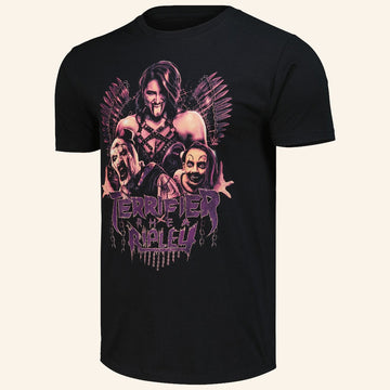 Rhea Ripley Terrifier Shirt Rhea Ripley Terrifier Mask T-Shirt Rhea Ripley Merch WWE Fan Gifts - Roseregae