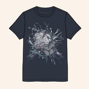 Riot Games Merch Arcane Caitlyn And Vi Foil T-Shirt LOL Merch Gifts For Game Lovers - Roseregae