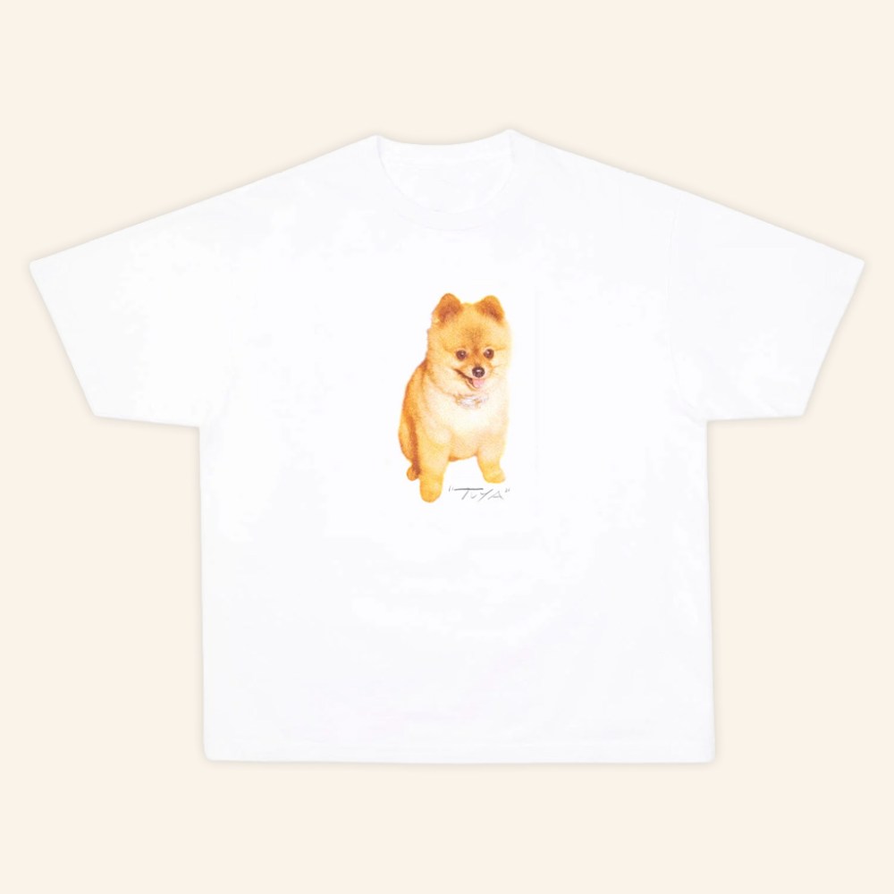 Rosalia Merch Dog White T-Shirt Tuya Shirt Gifts Ideas For Sisters - Roseregae