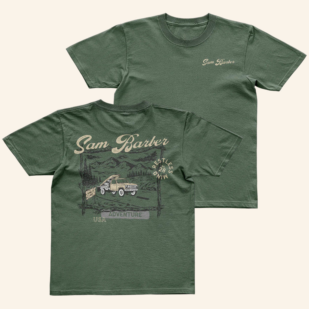 Sam Barber Merch Tour 2025 Adventure T-Shirt Presents For Boyfriend - Lily Birch Market