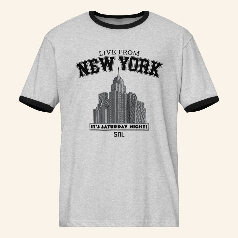Saturday Night Live Merch Live From New York Ringer T-Shirt Gifts For Friends - Roseregae