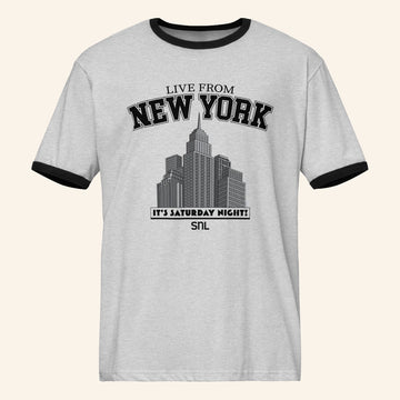 Saturday Night Live Merch Live From New York Ringer T-Shirt Gifts For Friends - Roseregae