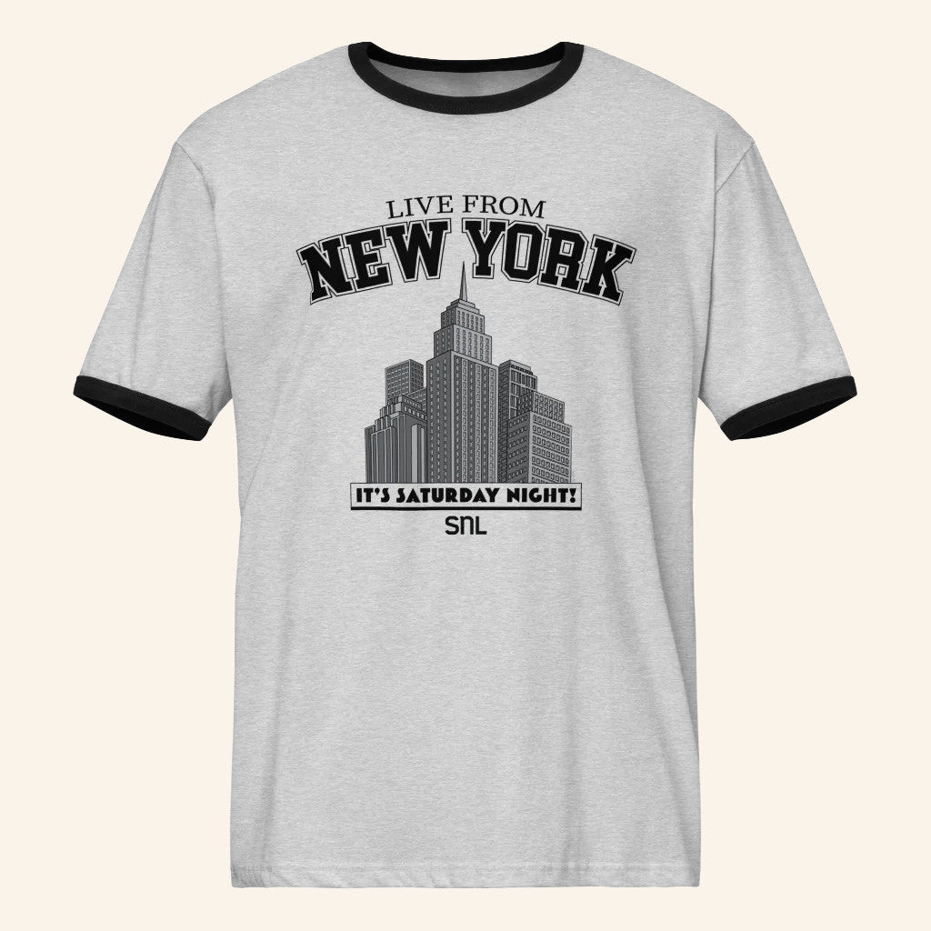 Saturday Night Live Merch Live From New York Ringer T-Shirt Gifts For Friends - Roseregae