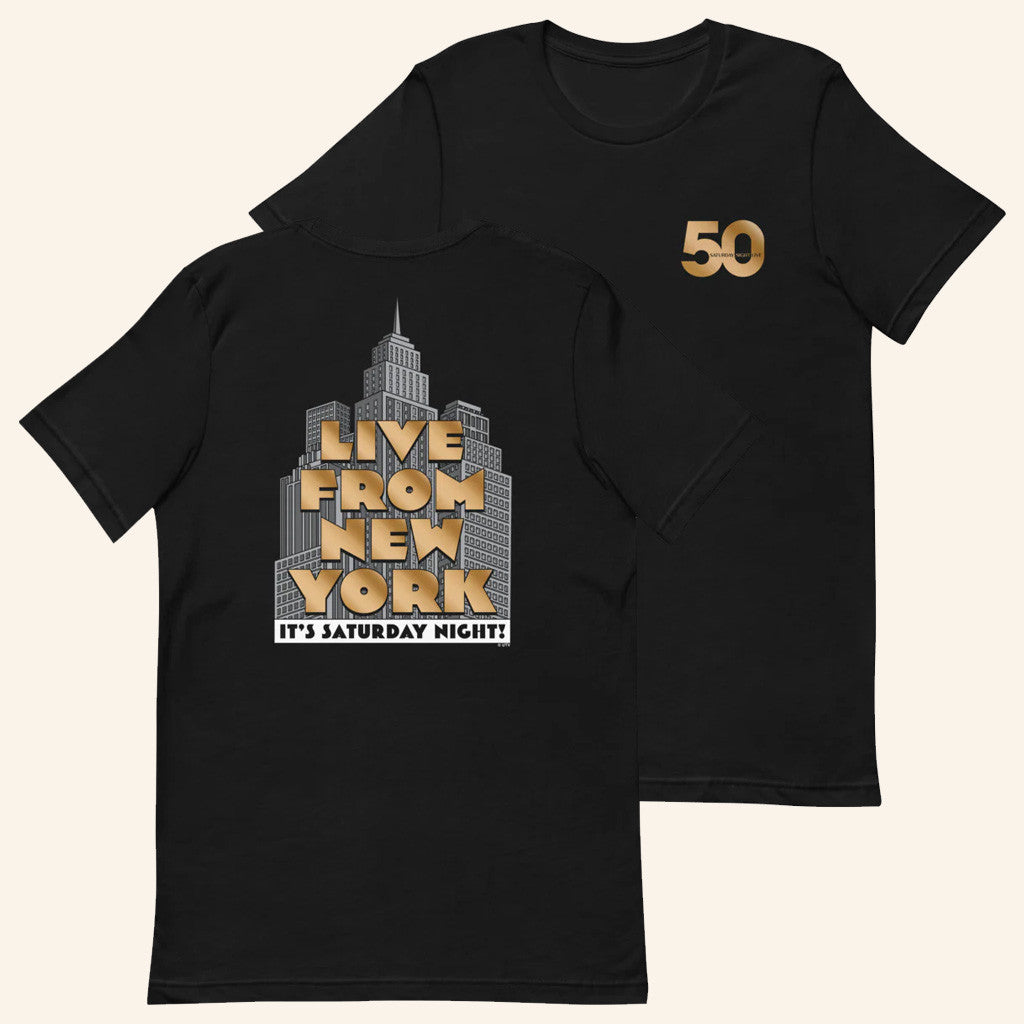 Saturday Night Live Merch Live From New York T-Shirt SNL 50th Anniversary Shirt Gifts For Fans - Roseregae