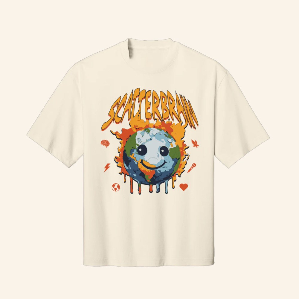 Scatterbrain Merch World T-Shirt Birthday Presents For Girlfriend - Roseregae