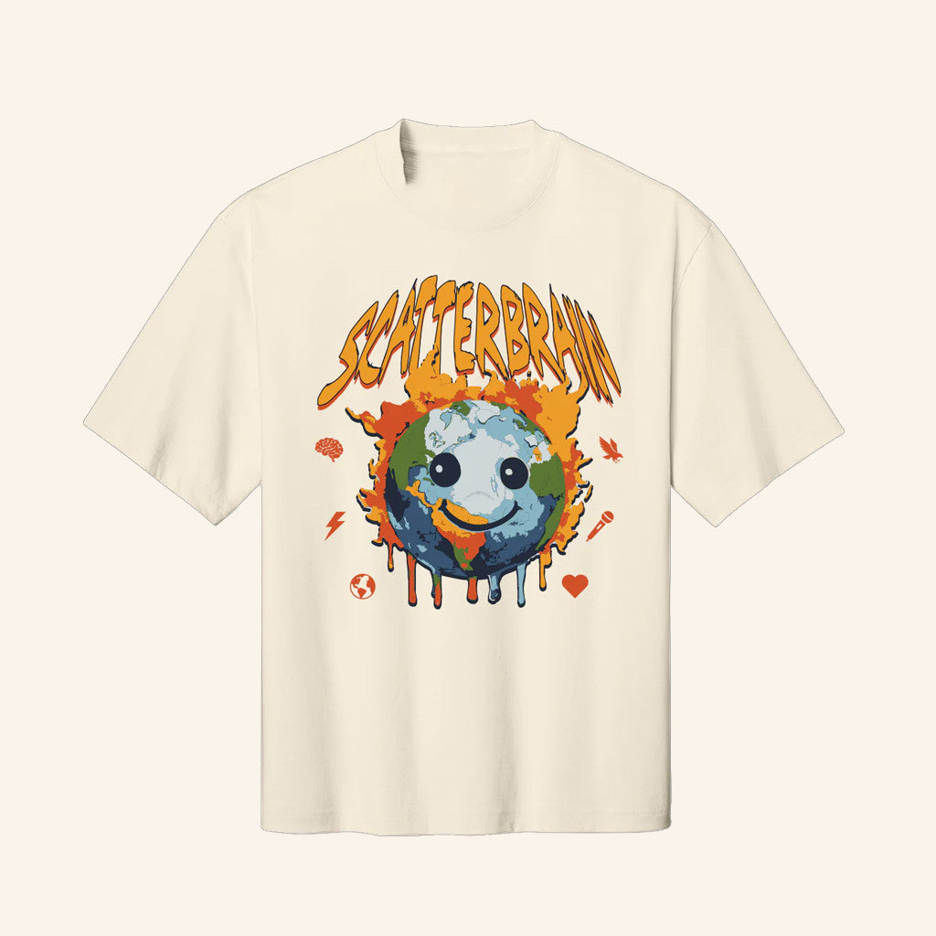 Scatterbrain Merch World T-Shirt Birthday Presents For Girlfriend - Roseregae