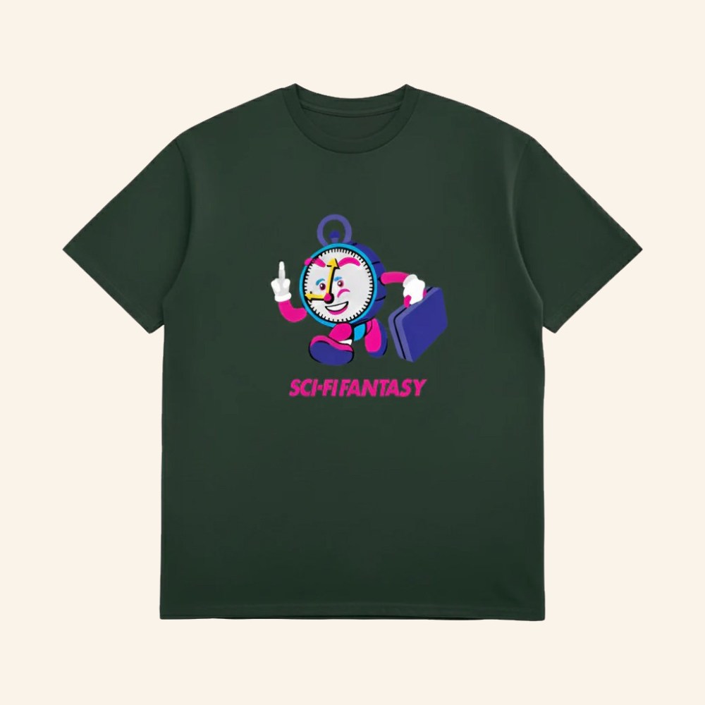 Sci Fi Fantasy Merch Big Time T-Shirt Birthday Gift Ideas For Friends - Roseregae