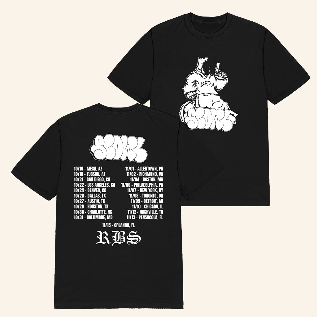 Scowl Merch RBS Tour T-Shirt Best Gifts For Rock Music Lovers - Roseregae