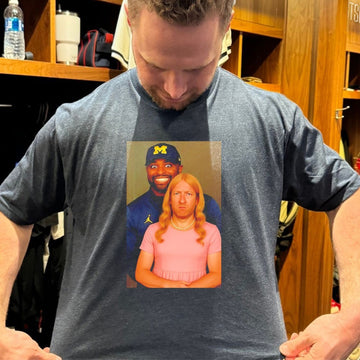 Sherrone Moore And His Assistant During Happier Times T Shirt - Roseregae