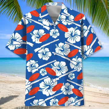 Skeet Shooting Shooter Hawaiian Shirt Men's Hibiscus Aloha Shirt Clothing Themed Gifts - Famerry