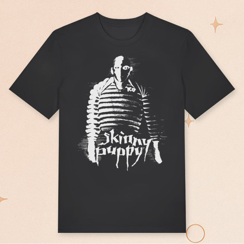 Skinny Puppy Merch Skinny Puppy Stripes T-Shirt Unique Gifts For Music Lovers - Roseregae
