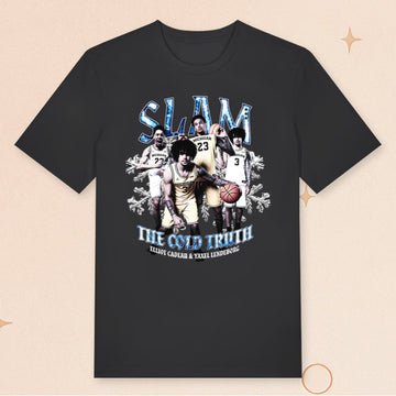 SLAM The Cold Truth T-Shirt Elliot Cadeau And Yaxel Lendeborg Shirt Michigan Basketball Merch - Roseregae