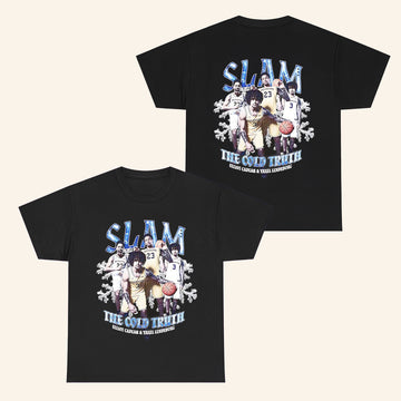 SLAM The Cold Truth Yaxel Lendeborg And Elliot Cadeau T-Shirt Michigan Basketball Merch Gifts - Roseregae