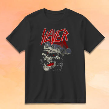 Slayer Skull Christmas 2025 Shirt Slayer Merch Xmas Gifts Ideas For Music Lovers - Roseregae