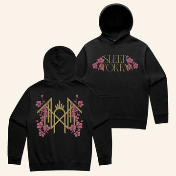 Sleep Token Merch Even In Arcadia Tour Puff Logo Flower Hoodie Gifts For Music Fans - Roseregae