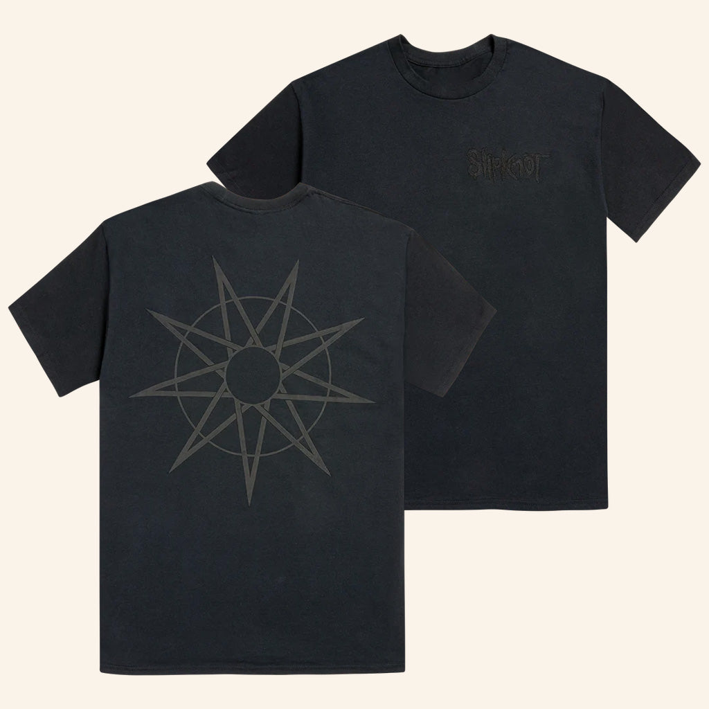 Slipknot Merch 9 Point Star T-Shirt Unique Gifts For Music Lovers - Roseregae