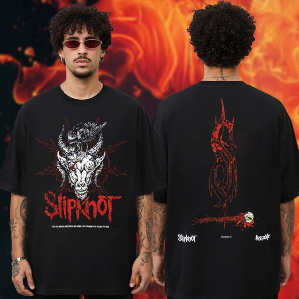 Slipknot Merch Slipknot X Welcome Skateboards Spit It Out T-Shirt Music Related Gifts For Guys - Roseregae