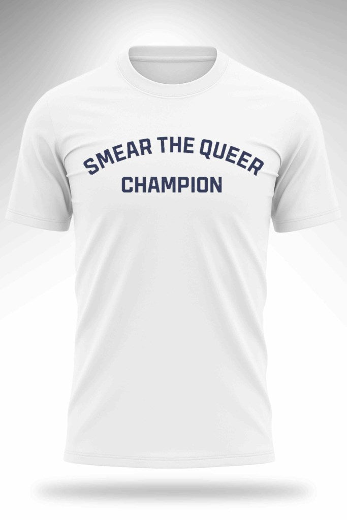 Smear The Queer Champion Shirt Gifts For Him - Roseregae