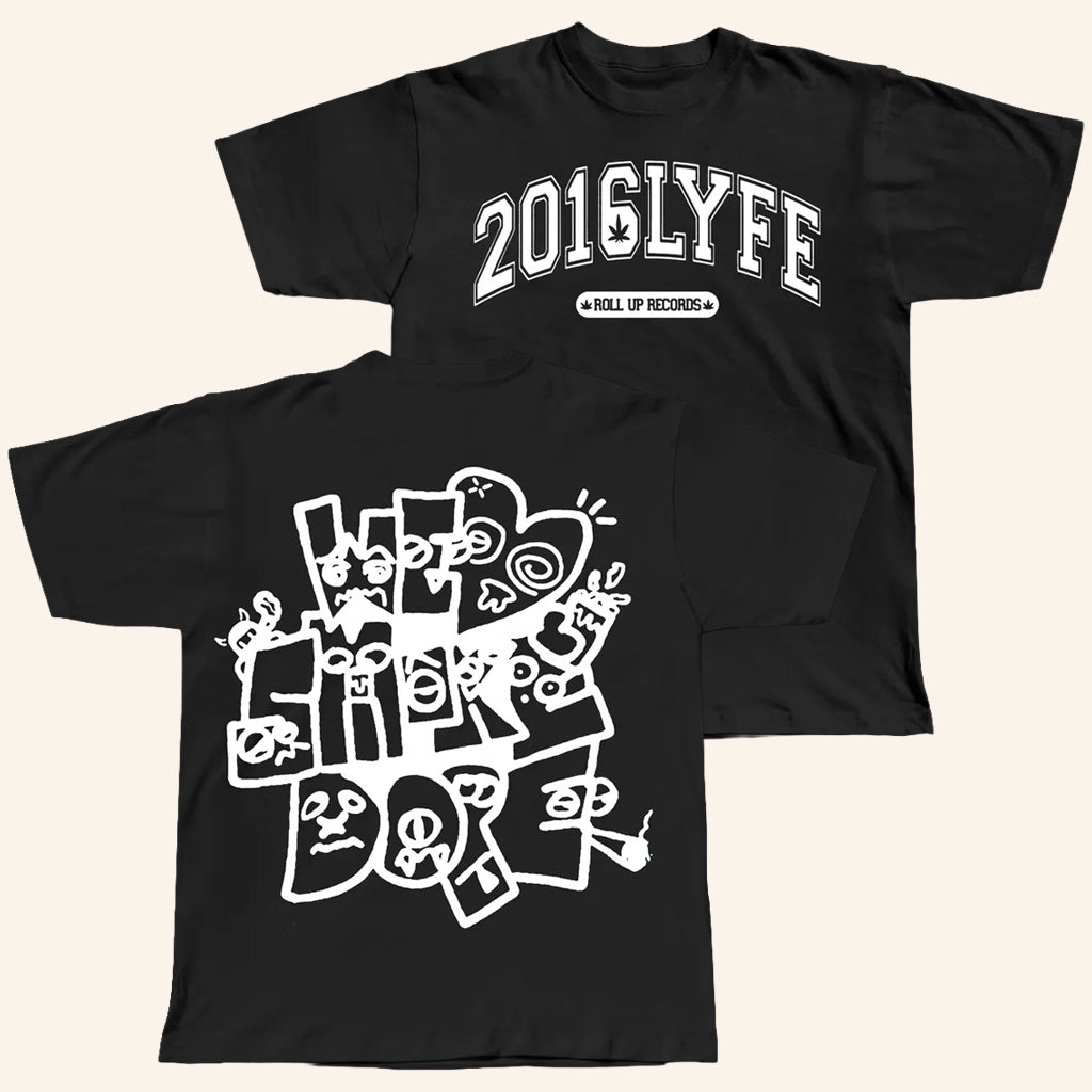 Smokedope2016 Merch 2016LYFE T-Shirt Black Gifts For Music Lovers - Lily Birch Market