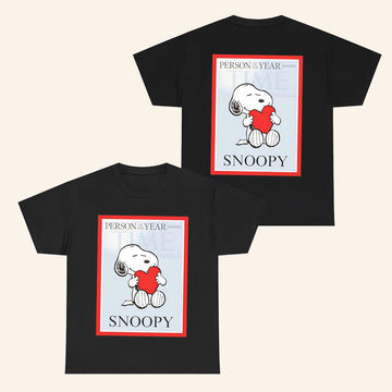 Snoopy Time 2025 Person Of The Year T-Shirt Snoopy Merch Gifts For Friends - Roseregae