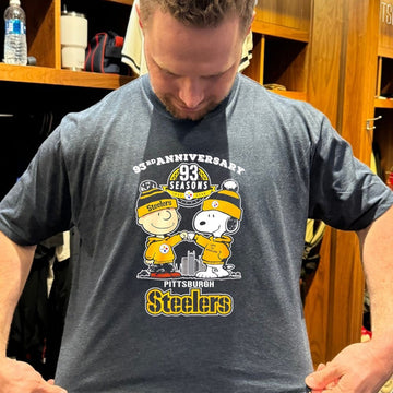 Snoppy Pittsburgh Steelers 93Rd Anniversary 1933 2026 Skyline T Shirt - Roseregae