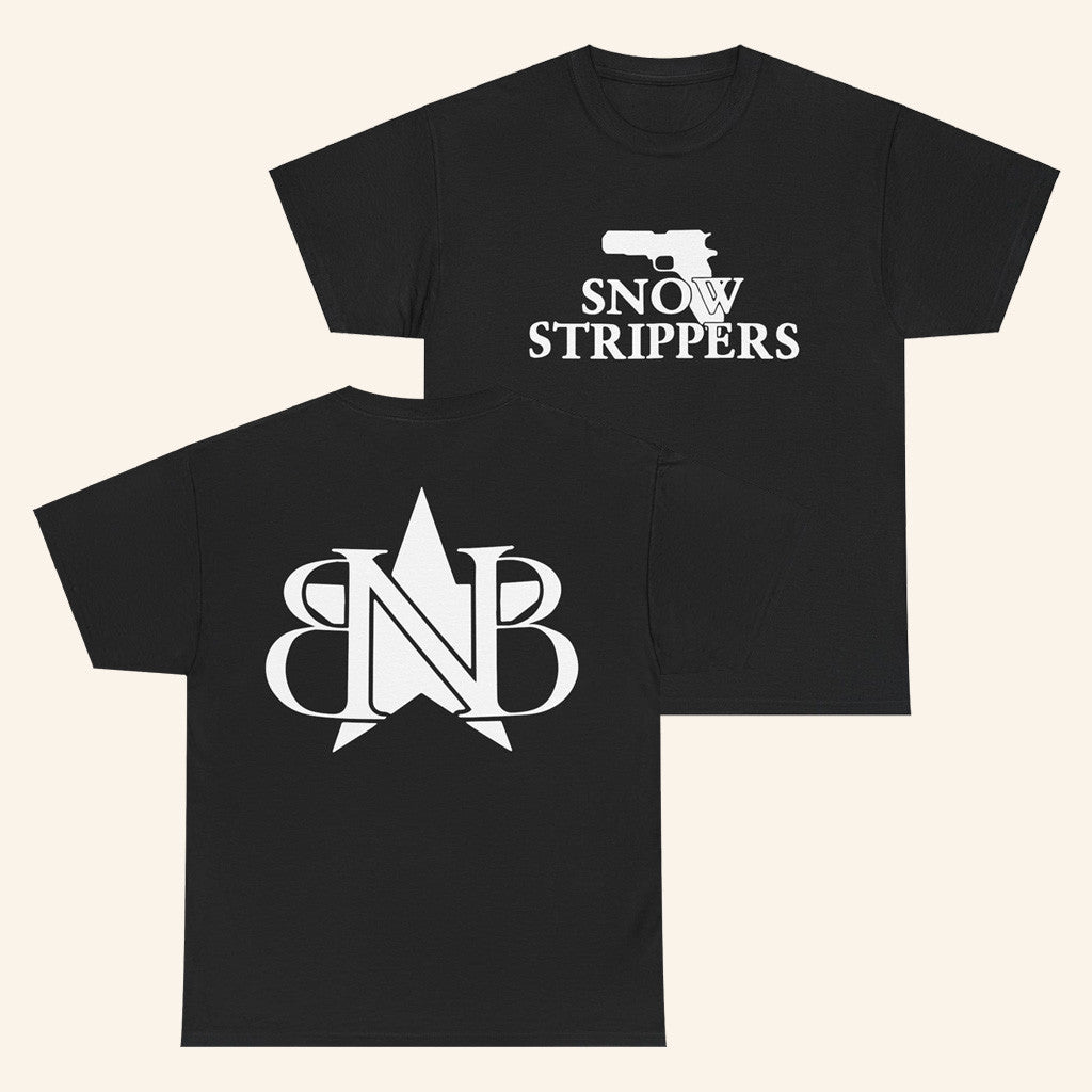 Snow Strippers Merch Snow Strippers Gun T-Shirts Nice Bass Bro Album Tour Merch Fan Gifts - Roseregae
