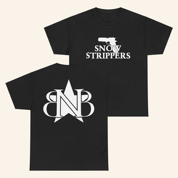 Snow Strippers Merch Snow Strippers Gun T-Shirts Nice Bass Bro Album Tour Merch Fan Gifts - Roseregae