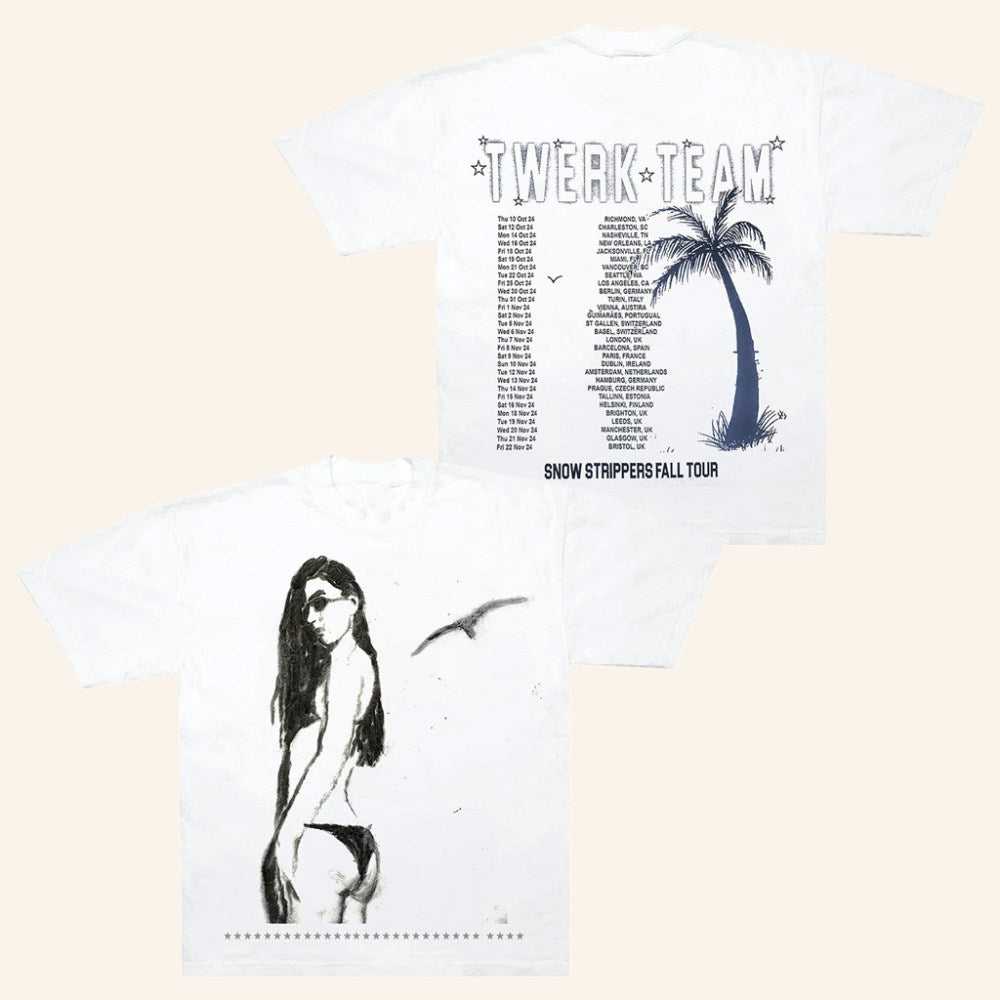 Snow Strippers Merch Twerk Team T-Shirt Cool Gifts For Music Lovers - Roseregae