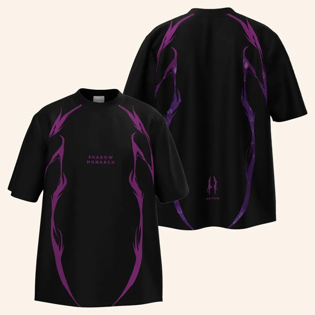 Solo Leveling Merch Shadow Monarch T-Shirt Gifs For Besties - Roseregae