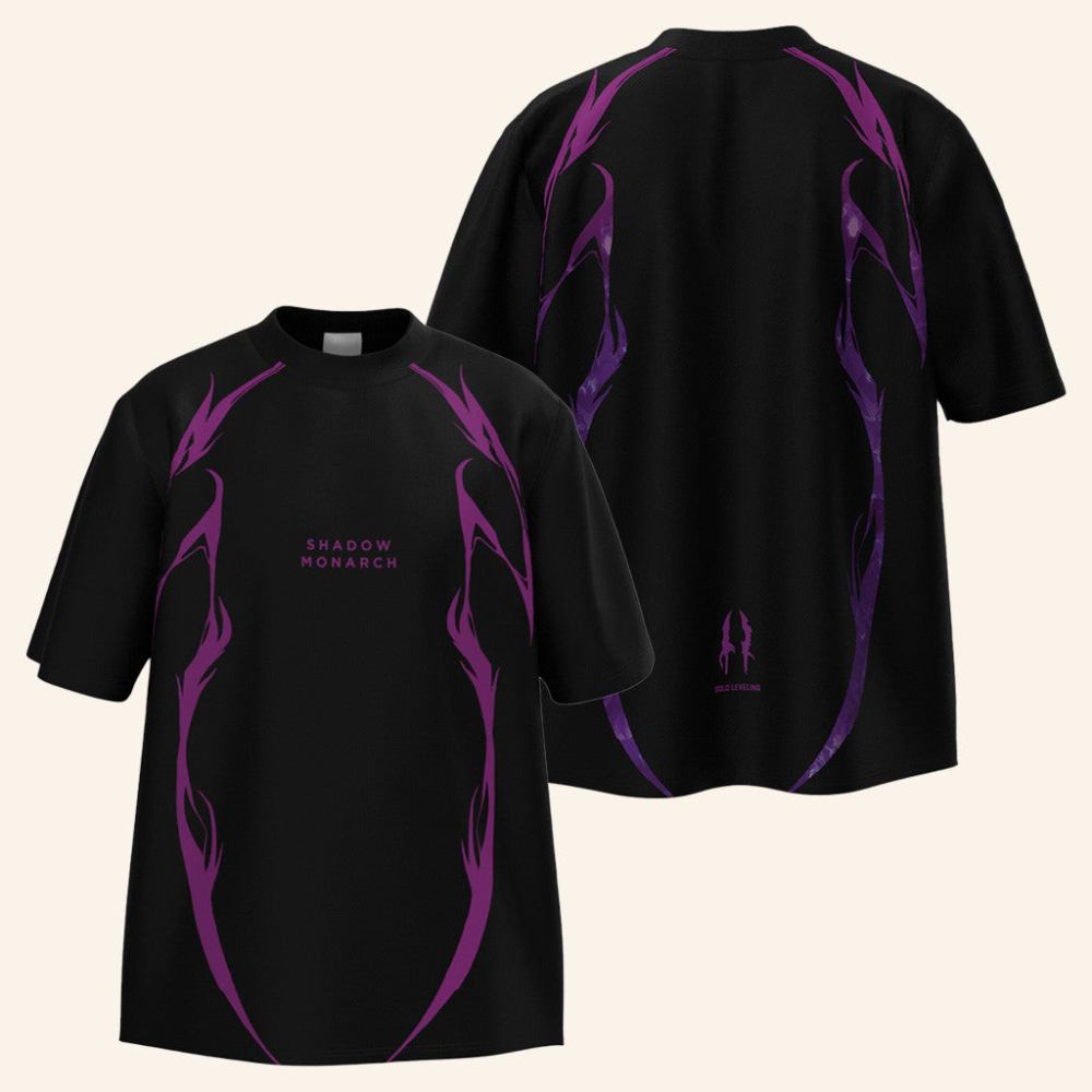 Solo Leveling Merch Shadow Monarch T-Shirt Gifs For Besties - Roseregae