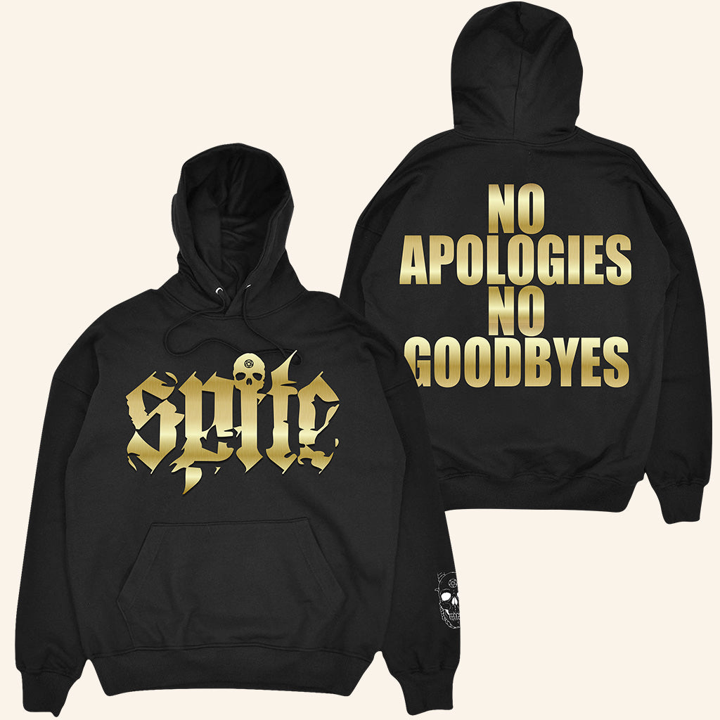 Spite Cult Merch No Apologies Foil Hoodie Spite Hoodie Birthday Present For Husband - Roseregae