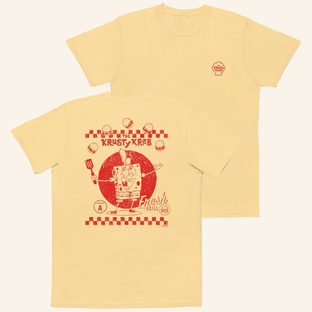 SpongeBob SquarePants Merch The Krusty Krab T-Shirt Unique Gifts For Besties - Roseregae