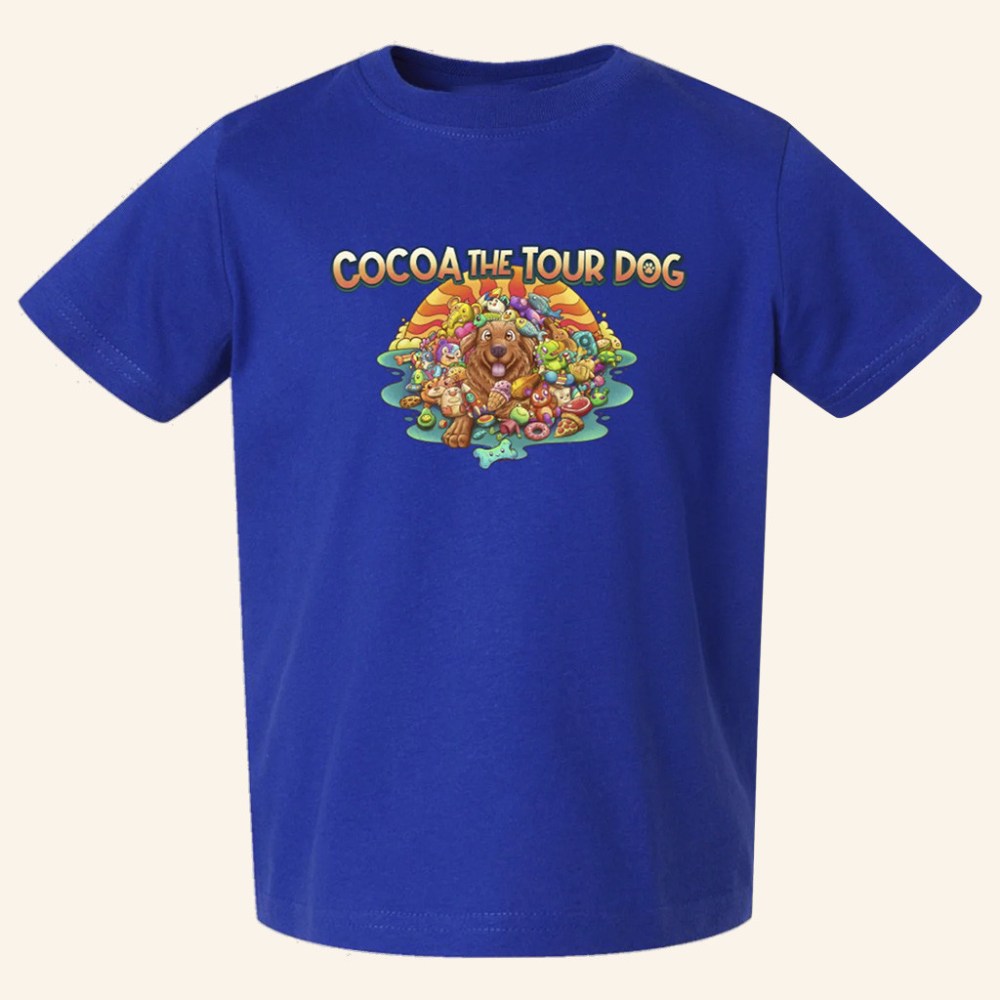 Stick Figure Merch Cocoa The Tour Dog T-Shirt Music Gift Ideas For Guys - Roseregae