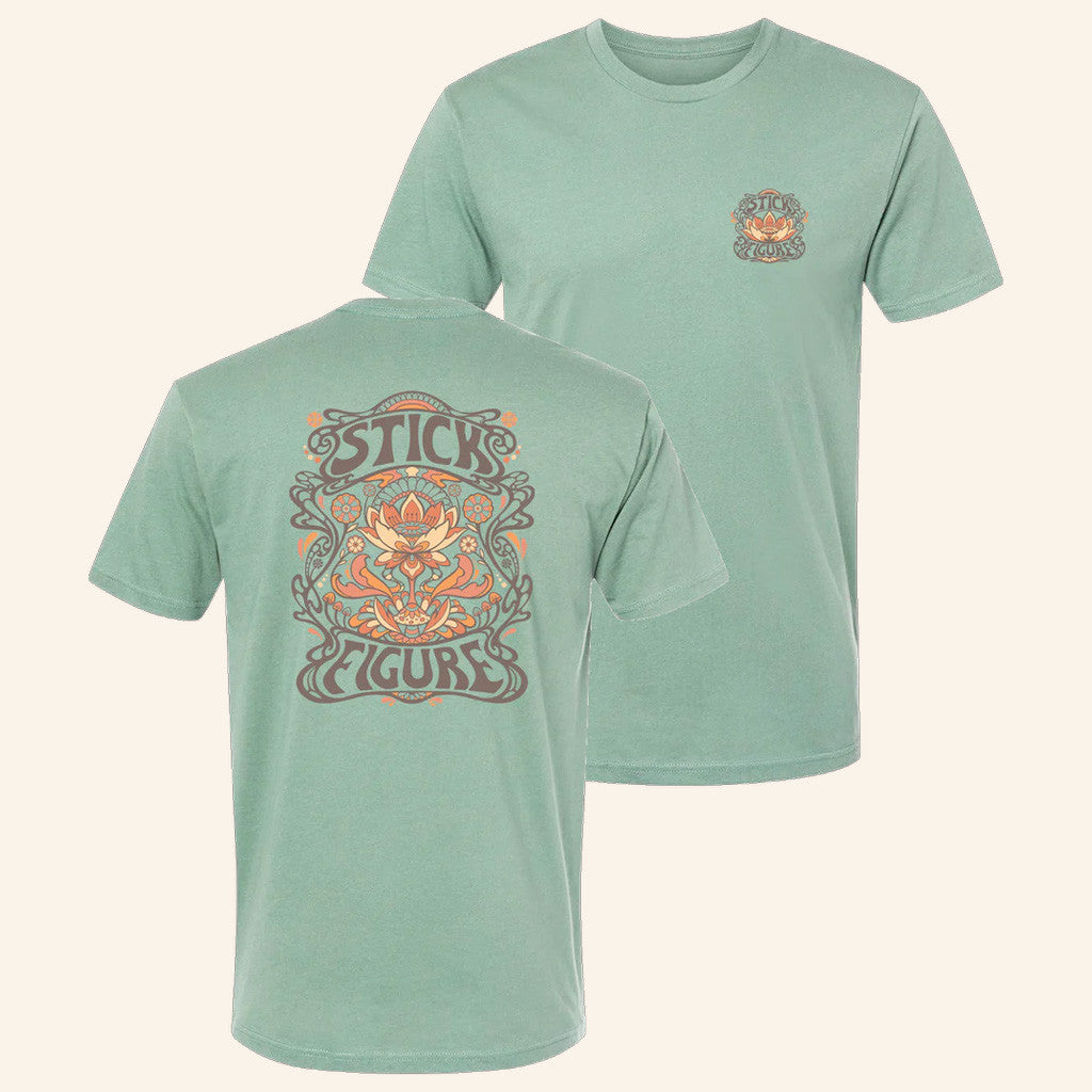 Stick Figure Merch Lotus Groove T-Shirt Cool Gifts For Music Lovers - Roseregae