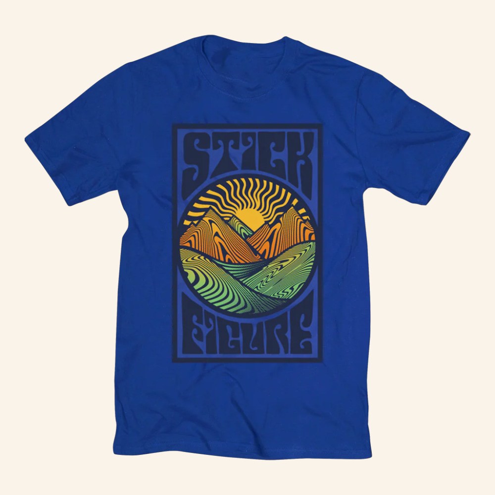 Stick Figure Merch Sunrise T-Shirt Birthday Gifts For Music Lovers - Roseregae
