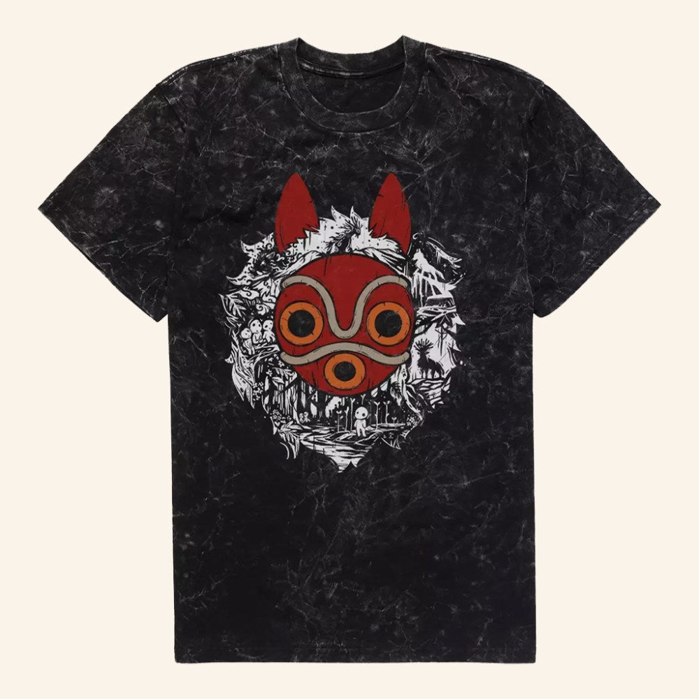 Studio Ghibli Merch Princess Mononoke Gods And Spirits T-Shirt Best Gifts For Boyfriend - Roseregae