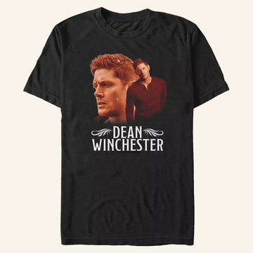 Supernatural Merch Dean Winchester T-Shirt Best Gifts For Boyfriend - Roseregae