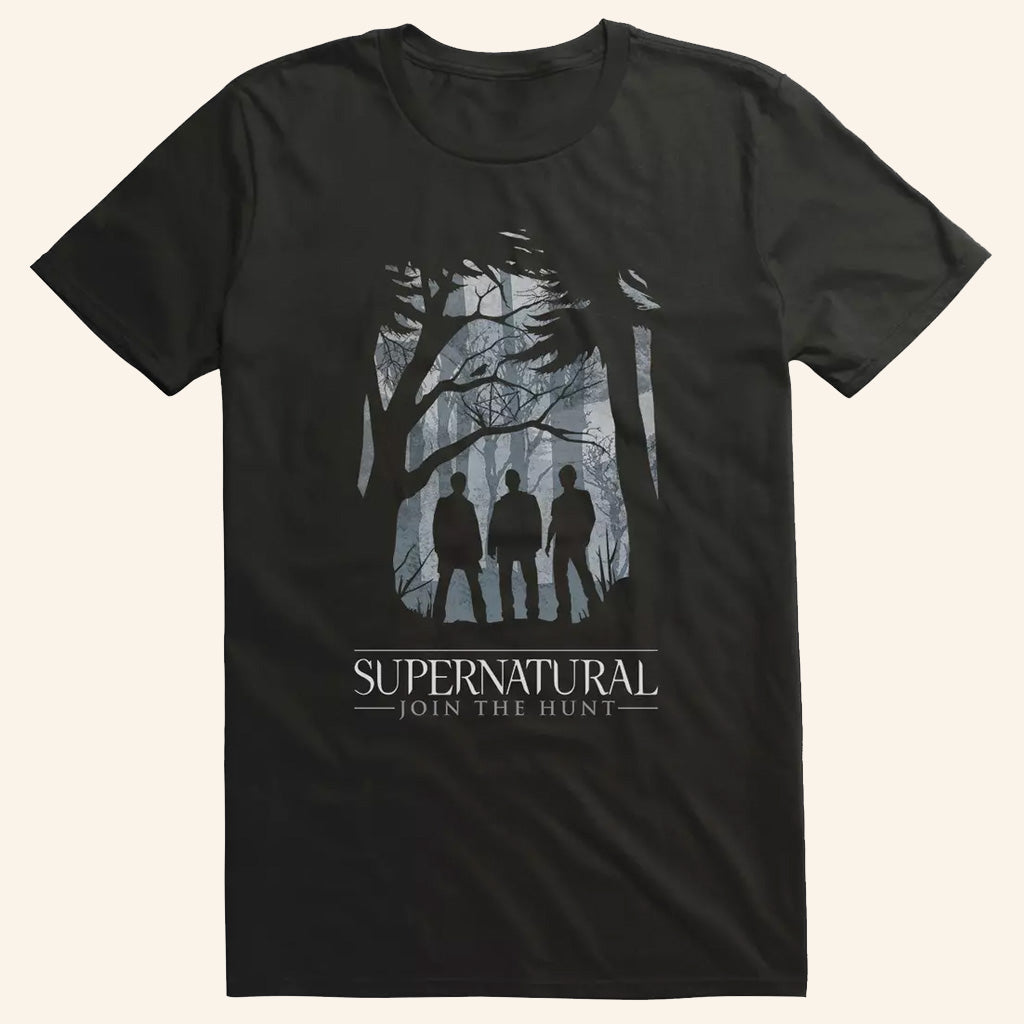 Supernatural Merch Forest Join The Hunt T-Shirt Birthday Gift Ideas For Him - Roseregae