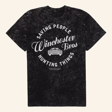 Supernatural Merch Saving People T-Shirt Birthday Gift Ideas For Him - Roseregae