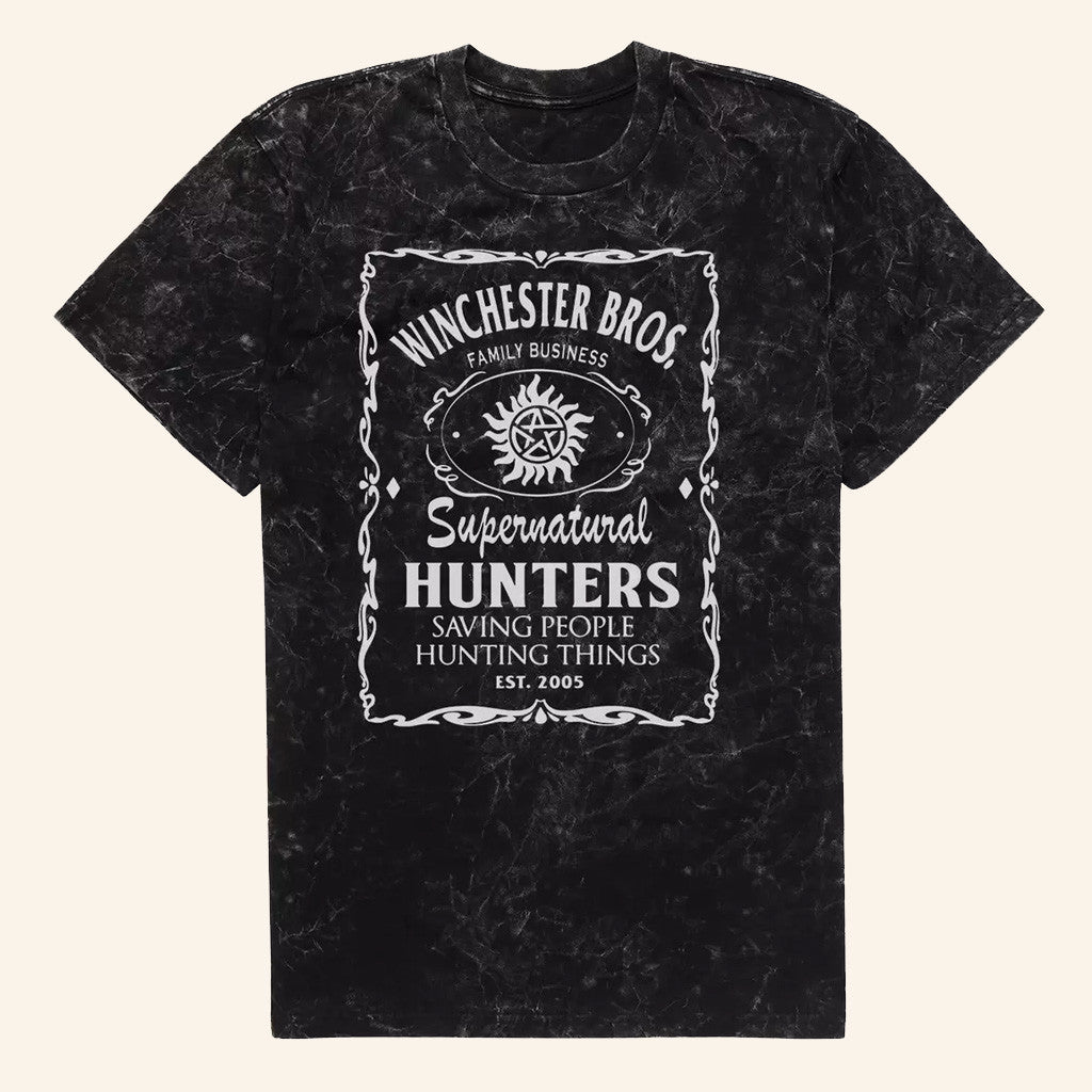 Supernatural Merch Winchester Bros T-Shirt Best Gifts For Boyfriend - Roseregae